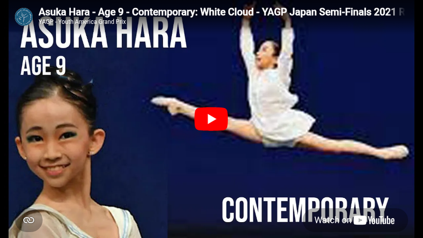 YAGP 2022 Tampa Finals Hope Award Winner